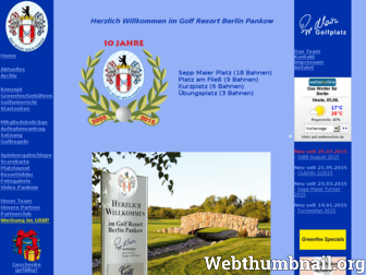 golf-pankow.de website preview