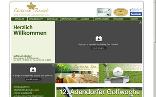 golf-adendorf.de website preview