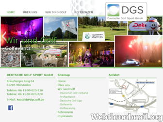 deutschegolfsport.de website preview