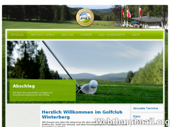 golfclub-winterberg.de website preview