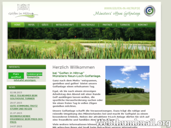 golfen-in-hiltrup.de website preview