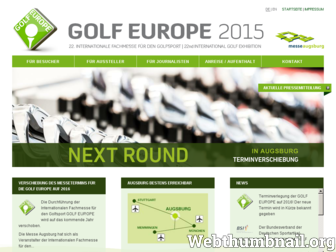 golf-europe.com website preview