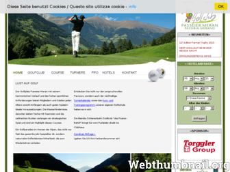 golfclubpasseier.com website preview