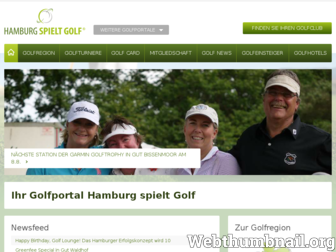hamburg-spielt-golf.de website preview