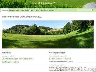 golfschoenau.de website preview