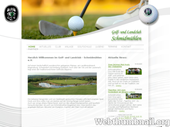 golf-schmidmuehlen.de website preview
