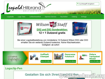 golf-hilbrand.com website preview