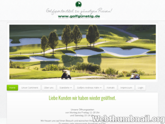 golfguenstig.de website preview