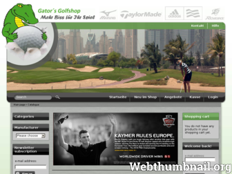 gator-golf.de website preview