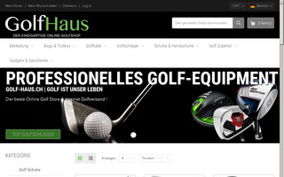 golf-haus.ch website preview
