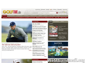 golftime.de website preview
