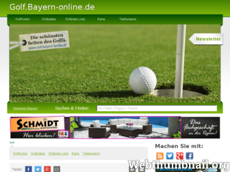 golf.bayern-online.de website preview