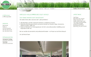 golfworld.ch website preview