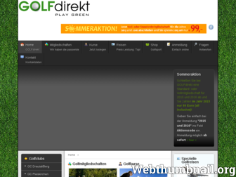 golf-direkt.com website preview