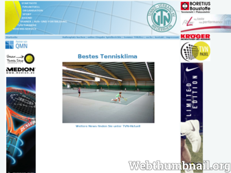 tvn-tennis.de website preview
