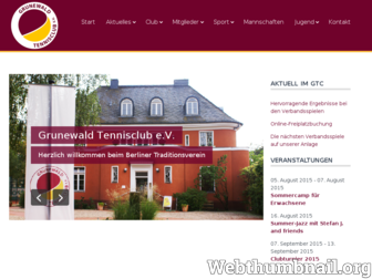 grunewald-tennisclub.de website preview