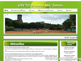 usv-tennisdd.de website preview