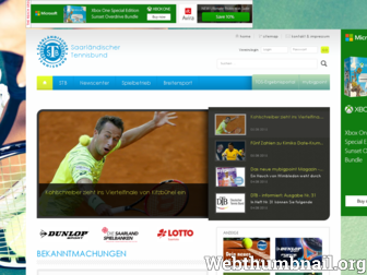 stb-tennis.de website preview