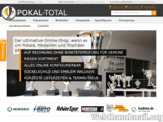 pokal-total.de website preview