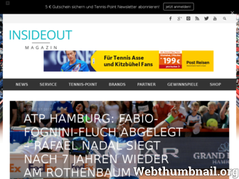 insideout-tennis.de website preview
