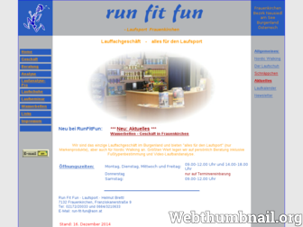 runfitfun.at website preview