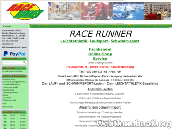 race-runner.de website preview