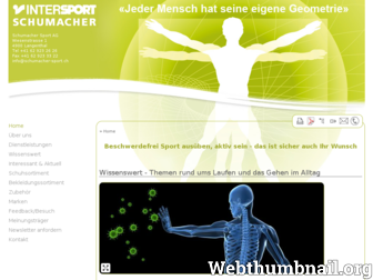 schumacher-sport.ch website preview
