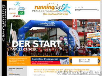 runningday-penzberg.de website preview