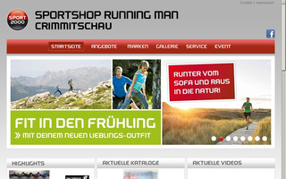 runningman-sportshop.de website preview
