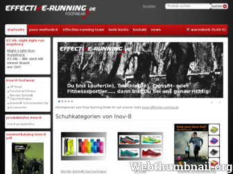 effective-running.de website preview