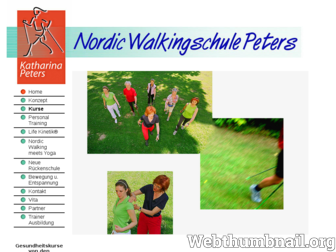 nordicwalking-badvilbel.de website preview