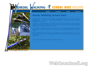 nordic-walking-harz.de website preview