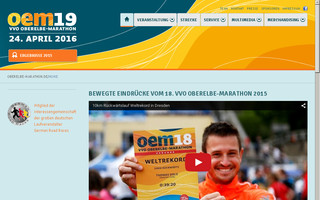 oberelbe-marathon.de website preview