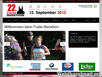 fulda-marathon.de website preview