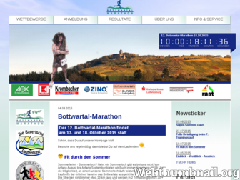 bottwartal-marathon.de website preview