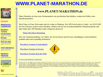 planet-marathon.de website preview