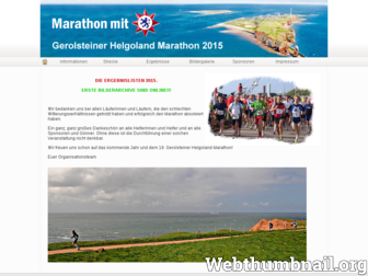 helgolandmarathon.de website preview