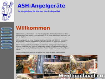 ash-angelshop.de website preview