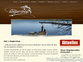 udos-anglershop.de website preview