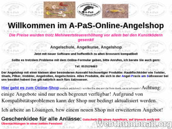 angeln.a-pas.de website preview