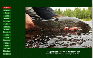 fliegenfischerschule-mittelweser.de website preview