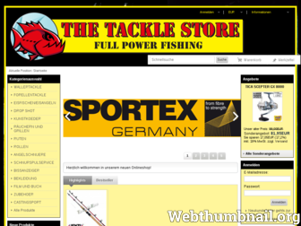 the-tackle-store.de website preview