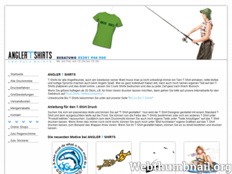 angler-t-shirts.de website preview