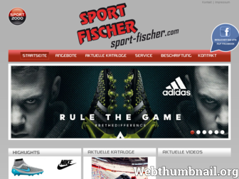 sport-fischer.com website preview