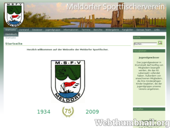 meldorfer-sportfischer-verein.de website preview