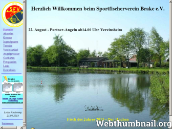 sportfischer-brake.de.vu website preview