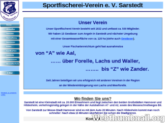 sportfischerei-verein-sarstedt.de website preview