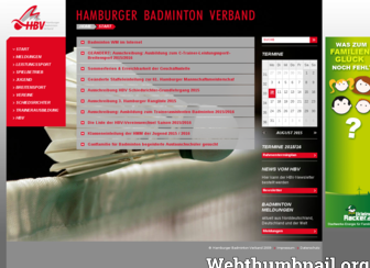 hamburg-badminton.de website preview
