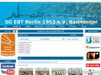 ebt-badminton.de website preview