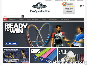 racket-world.de website preview